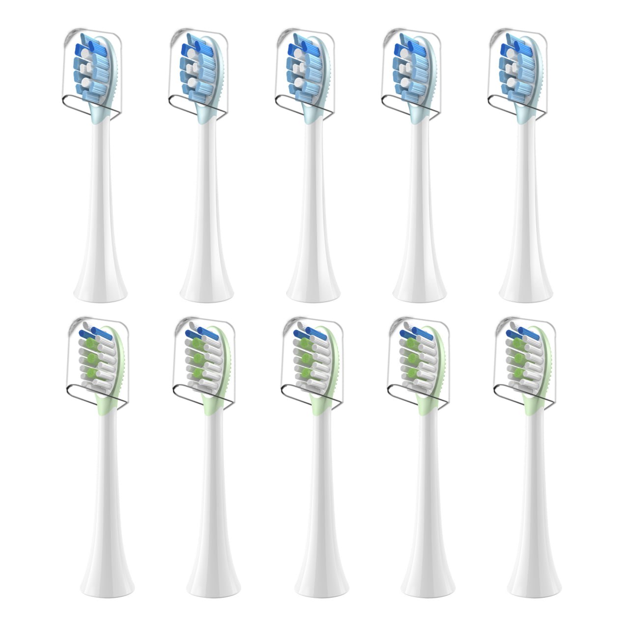 IIU compatible brush heads 10-pack